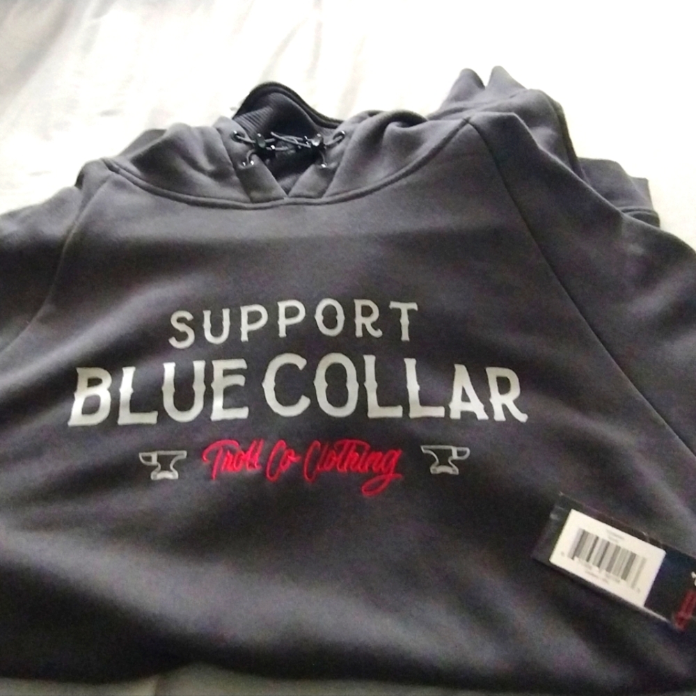 Troll Co. Hoodie 4xl dark grey
